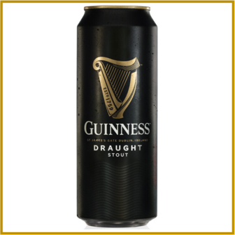 GUINNESS -  330 ML - BLIK