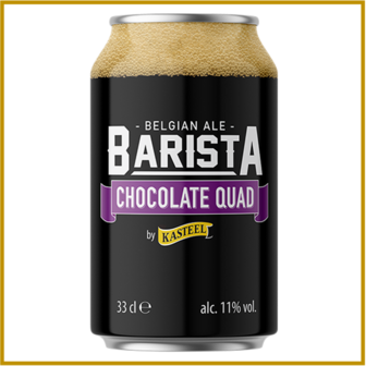 KASTEEL - BARISTA CHOCOLATE QUAD - 330 ML - BLIK