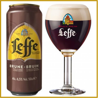 LEFFE - BRUIN - 330 ML - BLIK