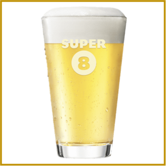 SUPER 8 - BLANCHE - 330 ML