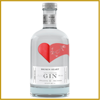 BROKEN HEART - GIN - NAVY STRENGHT - 700 ML