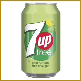 7UP - FREE - 330 ML