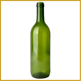 FLES - KURK - WIJN - BORDEAUX - 750 ML - GROEN 