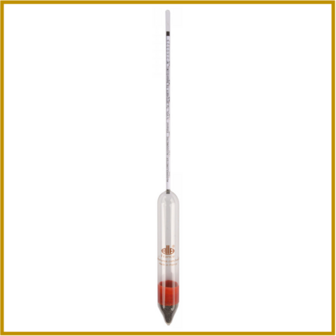 HYDROMETER - ALCOHOL / WATER - 0&deg;C TOT 35&deg;C