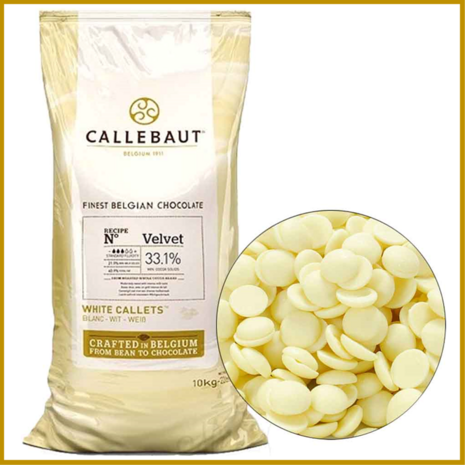 CALLETS - WIT - VELVET