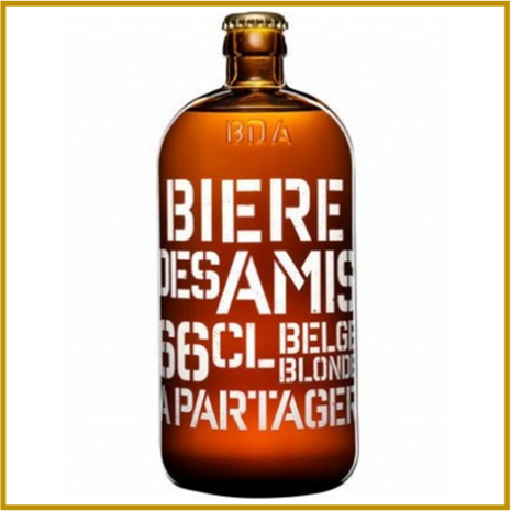 BIÈRE DES AMIS- BLOND - 660 ML