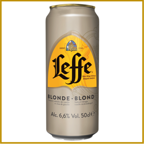 LEFFE - BLOND - 330 ML - BLIK