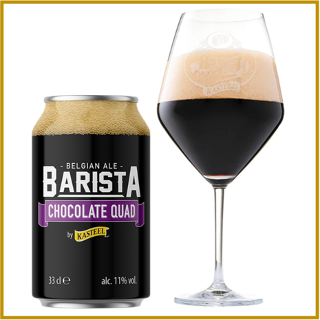 KASTEEL - BARISTA CHOCOLATE QUAD - 330 ML - BLIK