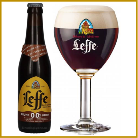 LEFFE - BRUIN 0% - 330 ML